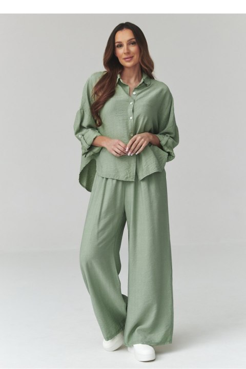 Spodnie Komplet Model C49 Oliwka - Makadamia Makadamia