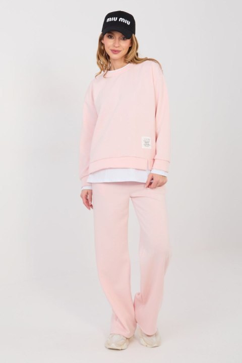 Spodnie Komplet Model IT-KMPL-22230.18 Light Pink - Rue Paris Rue Paris