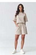 Spodnie Komplet Model M935 Light Biege - Makadamia Makadamia