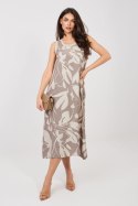 Sukienka Model D60105M30471A Dark Beige - Sublevel Sublevel