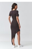 Sukienka Model M923 Dark Chocolate - Makadamia Makadamia