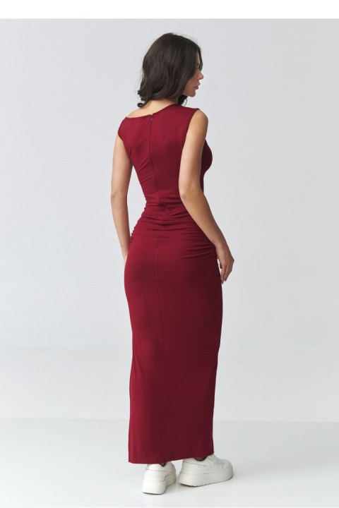 Sukienka Model M928 Bordo - Makadamia Makadamia