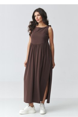 Sukienka Model M932 Dark Chocolate - Makadamia Makadamia