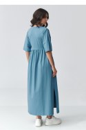 Sukienka Model M933 Mineralny - Makadamia Makadamia
