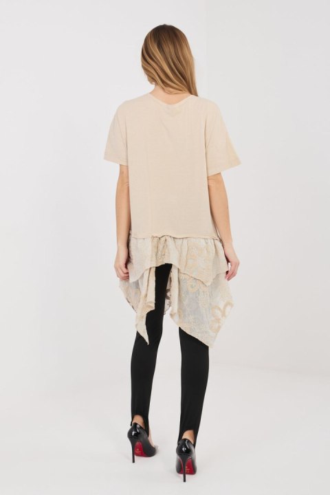 Bluzka Model IT-SK-81869.54 Beige - Italy Moda Italy Moda