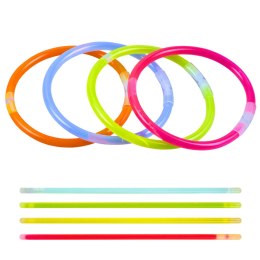 Bransoletki Opaski Fluorescencyjne Świecące W Ciemności Neon Stick 5 szt. LEAN TOYS