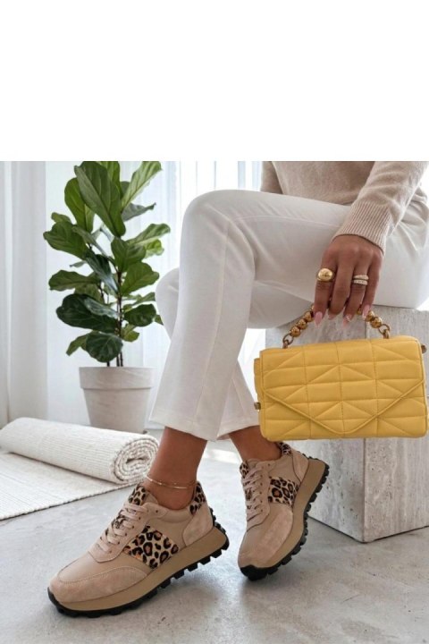 Buty Sportowe Model Filippo DP7112/26 BE LEO Beige/Leopard - Solea Solea