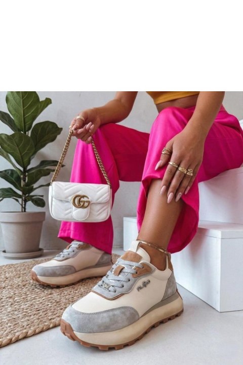 Buty Sportowe Model Filippo DP7754/26 BE BL Beige/Blue - Solea Solea