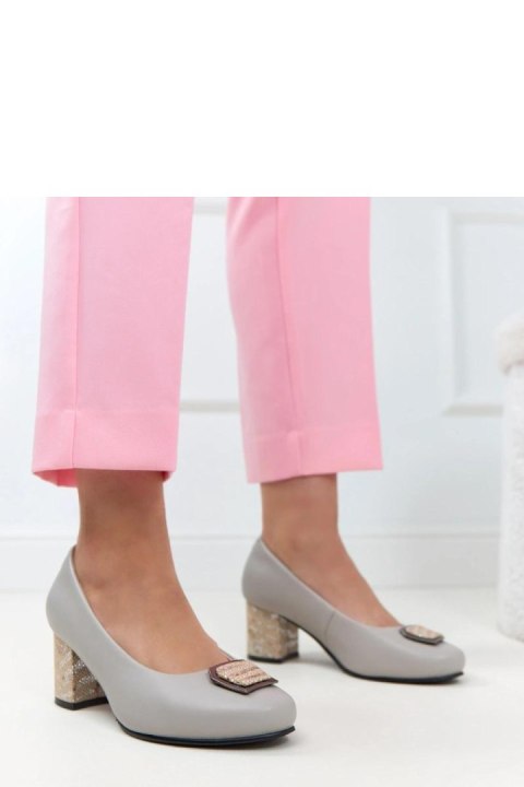 Czółenka Model Potocki 26-19411GR Grey - Solea Solea