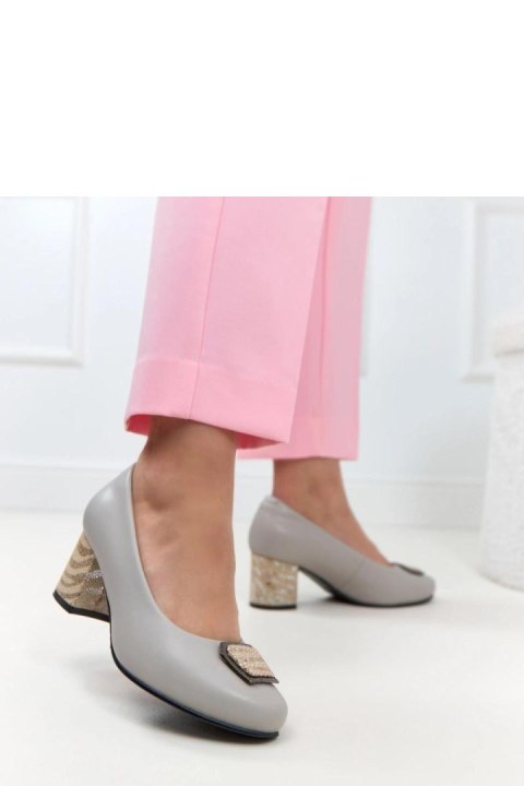 Czółenka Model Potocki 26-19411GR Grey - Solea Solea