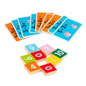 Drewniana Układanka Matematyczna Nauka Liczenia na Palcach Działania Karty LEAN Toys