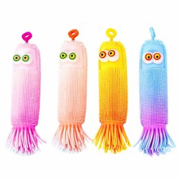 Gniotek Sensoryczny Do Odbijania Ściskania Stworek Z Kolcami Świecący LED LEAN TOYS