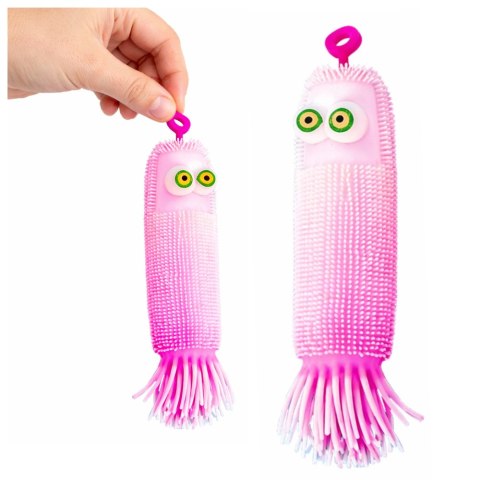 Gniotek Sensoryczny Do Odbijania Ściskania Stworek Z Kolcami Świecący LED LEAN TOYS