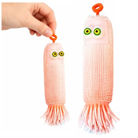 Gniotek Sensoryczny Do Odbijania Ściskania Stworek Z Kolcami Świecący LED LEAN TOYS