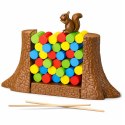 Gra Zręcznościowa Rodzinna Edukacyjna Ratuj Wiewiórkę Tarcza Losująca LEAN Toys
