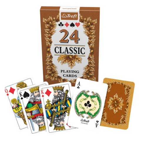 Karty do gry 24 listki Classic Trefl K10245 Trefl Gry