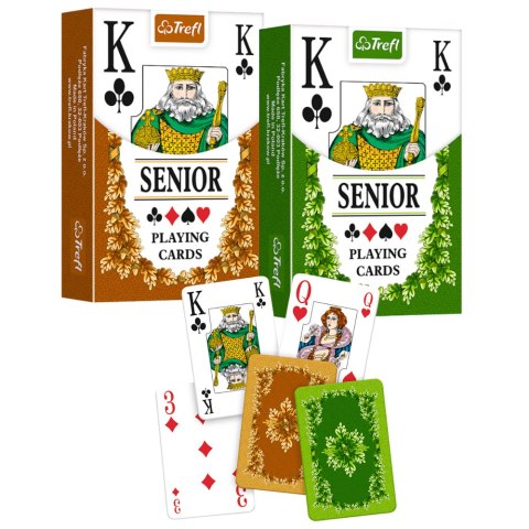 Karty do gry 55 listków Classic Senior Trefl K14917 Trefl Gry