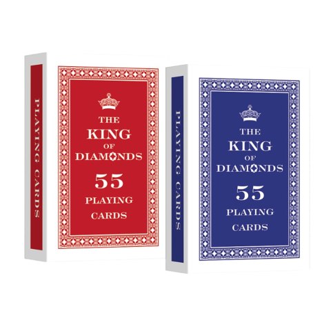 Karty do gry 55 listków The King of Diamonds Trefl K08710 Trefl Gry