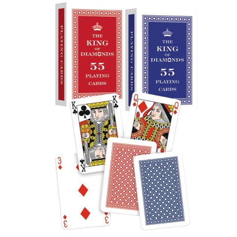 Karty do gry 55 listków The King of Diamonds Trefl K08710 Trefl Gry