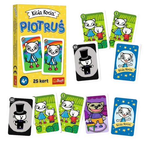 Karty do gry Piotruś Pan - Kicia Kocia - Trefl 08512 Trefl Gry