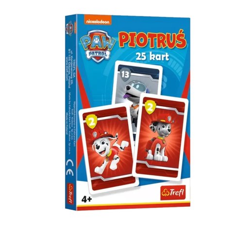 Karty do gry Piotruś Pan - Psi Patrol - Trefl 08513 Trefl Gry