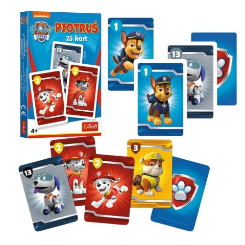 Karty do gry Piotruś Pan - Psi Patrol - Trefl 08513 Trefl Gry