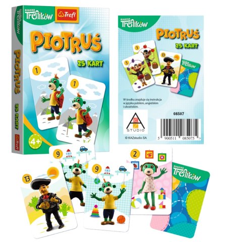 Karty do gry Piotruś Pan - Rodzina Treflików - Trefl 08507 Trefl Gry