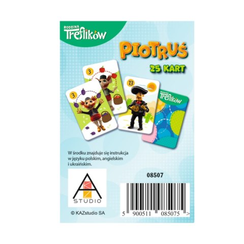 Karty do gry Piotruś Pan - Rodzina Treflików - Trefl 08507 Trefl Gry
