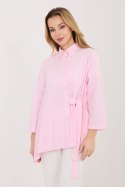 Koszula Damska Model IT-KS-FL10188.27 Light Pink - Rue Paris Rue Paris