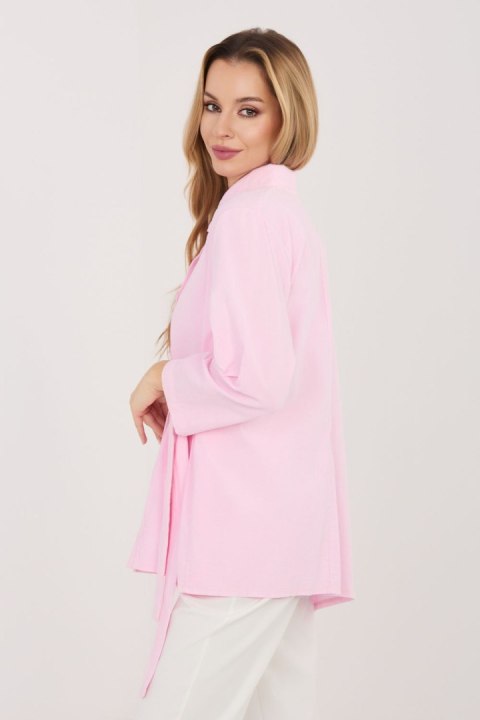Koszula Damska Model IT-KS-FL10188.27 Light Pink - Rue Paris Rue Paris