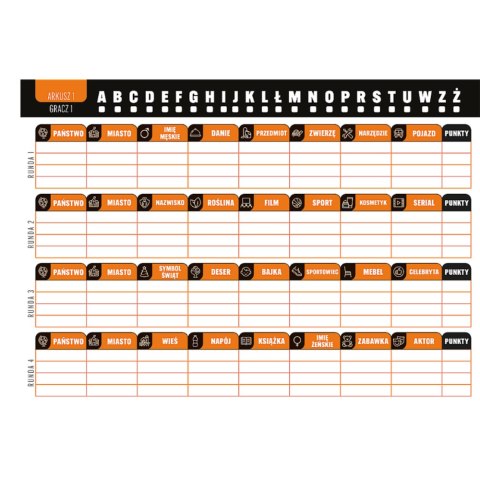 Kultowa Gra Towarzyska Państwa-Miasta Standard Trefl 30066 Trefl Gry