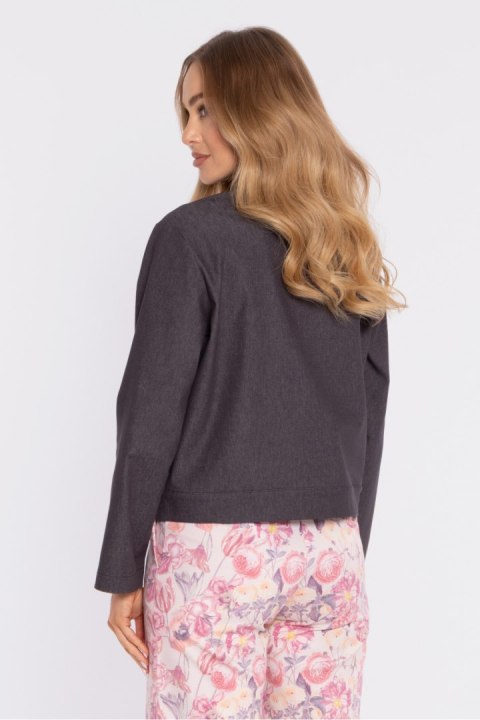 Kurtka Damska Model MOE909 Grafit - Moe Moe