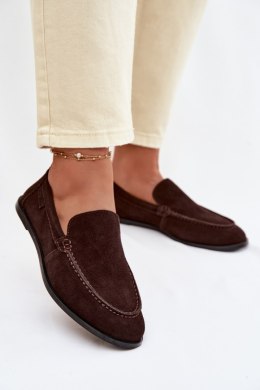 Mokasyny Model Big Star TT274208 Czekolada - Step in style Step in style