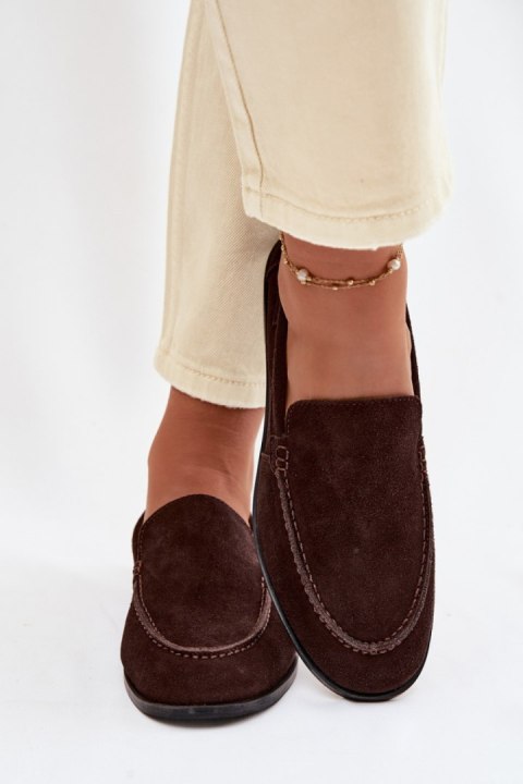 Mokasyny Model Big Star TT274208 Czekolada - Step in style Step in style