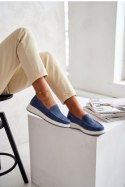 Mokasyny Model Sergio Leone MK097H Blue - Step in style Step in style