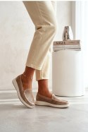 Mokasyny Model Sergio Leone MK097H Gold - Step in style Step in style