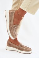 Mokasyny Model Sergio Leone MK097H Gold - Step in style Step in style