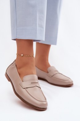 Mokasyny Model Vinceza 18121 Beige - Step in style Step in style