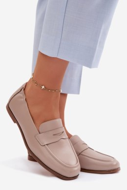 Mokasyny Model Vinceza 18121 Beige - Step in style Step in style