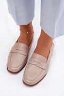 Mokasyny Model Vinceza 18121 Beige - Step in style Step in style