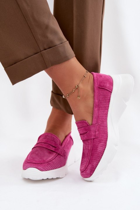 Mokasyny Model Vinceza 79626 Fuksja - Step in style Step in style