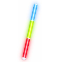 Pałka Trzykolorowa Fluorescencyjna Świeciąca W Ciemności Neon Stick 31,5 cm LEAN TOYS