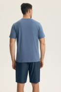 Piżama Męska Model Post 44608 Indygo - Henderson Henderson