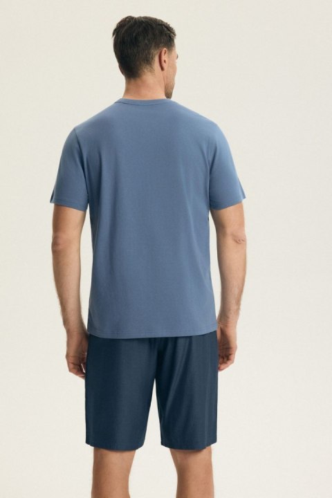 Piżama Męska Model Post 44608 Indygo - Henderson Henderson
