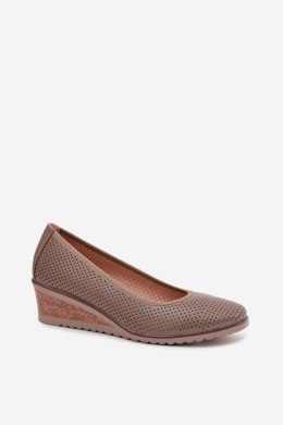 Półbuty Model Vinceza 58629 Dark Beige - Step in style Step in style