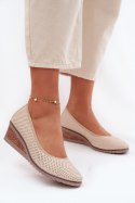 Półbuty Model Vinceza 58629 Light Beige - Step in style Step in style