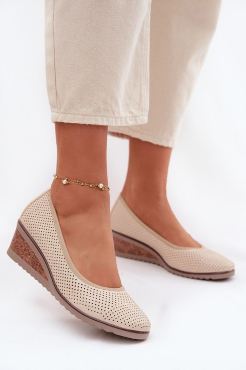 Półbuty Model Vinceza 58629 Light Beige - Step in style Step in style