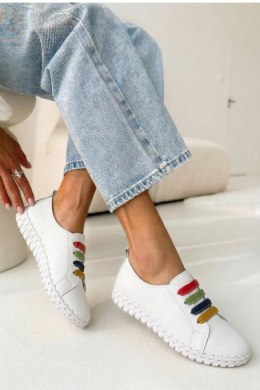 Półbuty Model Vinceza 95376 White - Step in style Step in style