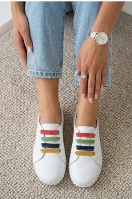 Półbuty Model Vinceza 95376 White - Step in style Step in style