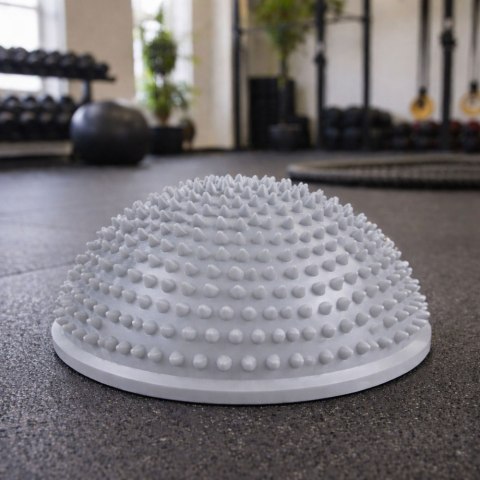 Półkula Sensoryczna Do Masażu Ćwiczeń Równowagi Szara 16 cm LEAN